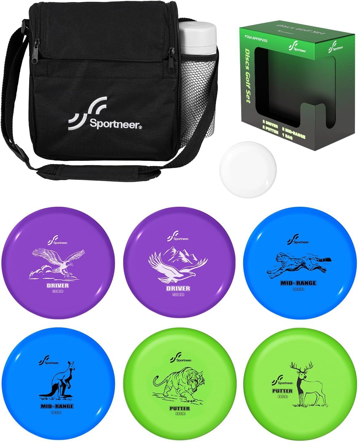 Thumbnail 6 de Sportneer Disc Golf Discs Set: 6-Piece Starter Kit with Backpack and Mini Marker
