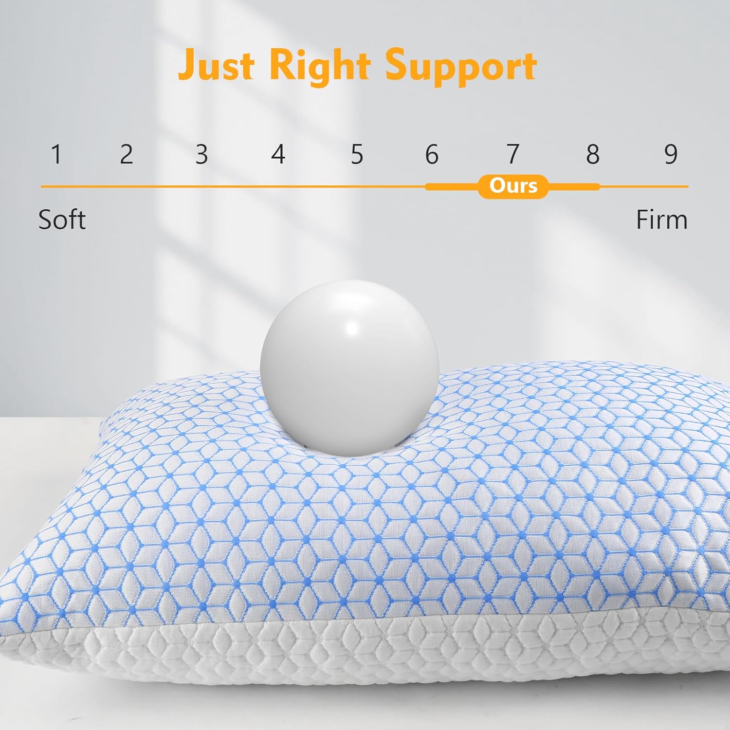 Thumbnail 4 de Love Attitude Shredded Memory Foam Pillows 2