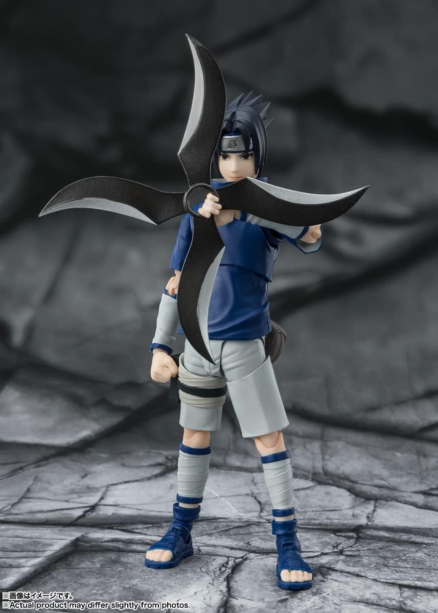 Detalle de TAMASHII NATIONS S.H.Figuarts Sasuke Uchiha Action Figure with Accessories