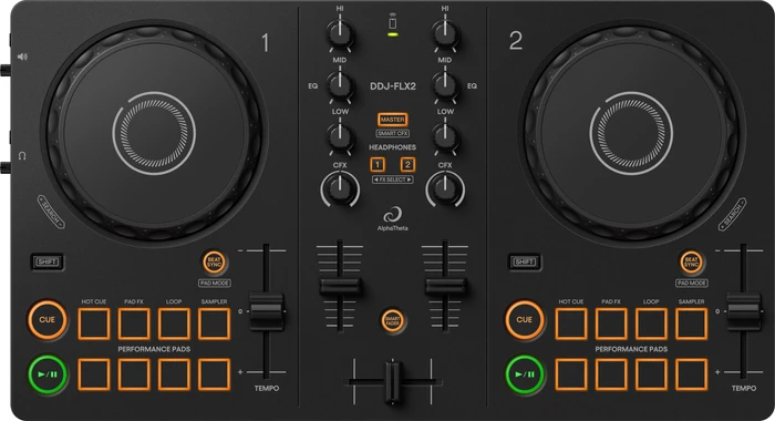 Thumbnail 8 de AlphaTheta DDJ-FLX2 – Einsteiger-DJ-Controller mit Rekordbox-Kompatibilität