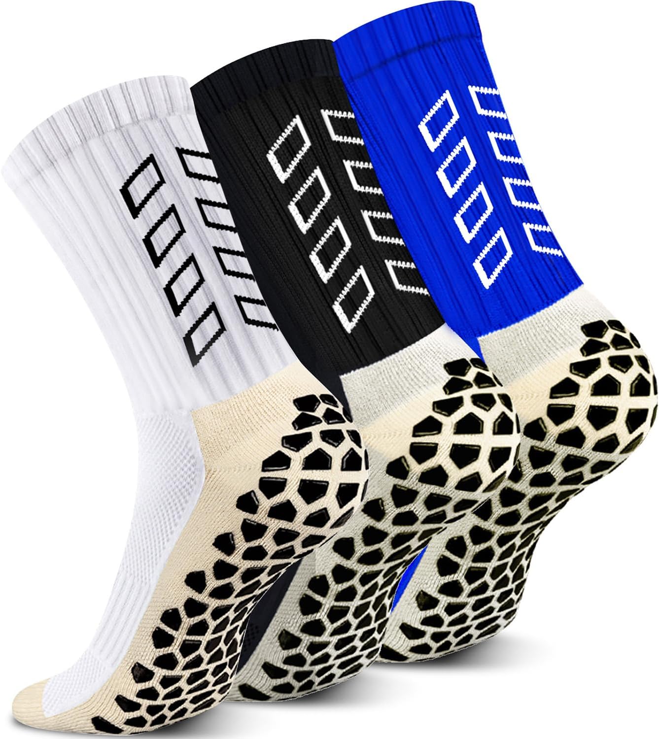 Detalle de ENONEO Calze Calcio antiscivolo uomo 37-45 con grip, traspiranti e ammortizzanti