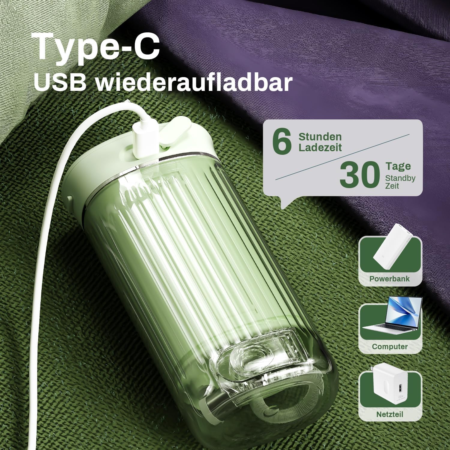 Thumbnail 5 de JTF Irrigador Bucal Mini portátil 230 ML