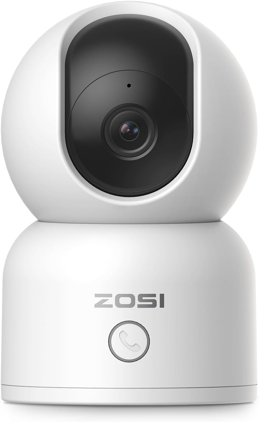 Thumbnail 1 de ZOSI C518 2K 3MP Indoor Security Camera (360° pan/tilt) for Baby Monitor & Dog Cam