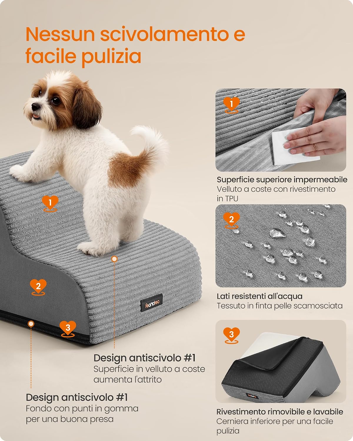 Thumbnail 4 de Feandrea Scala a 2 Gradini per Cani 33 cm