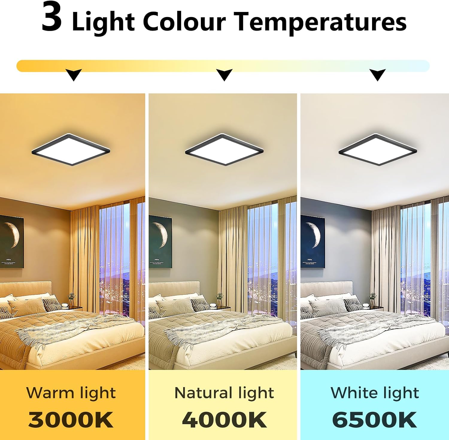Thumbnail 1 de zemty 22CM 18W LED Ceiling Light 1950LM