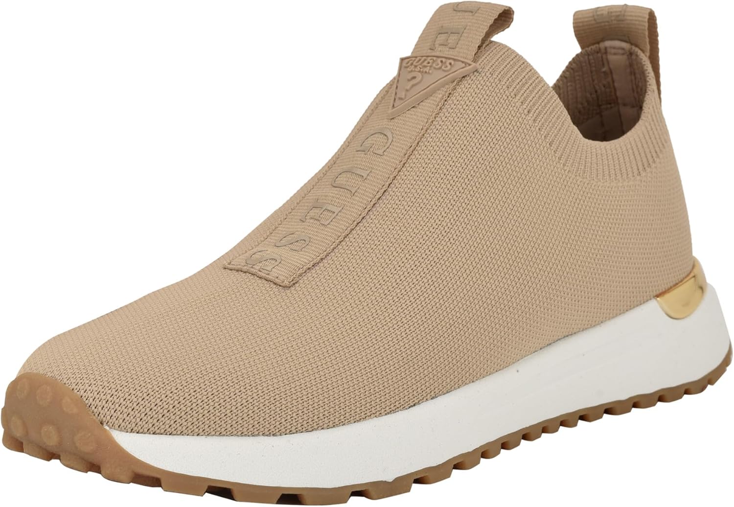 Detalle de Guess Women's Farroo: Everyday Slip-On Sneakers with Subtle Lift