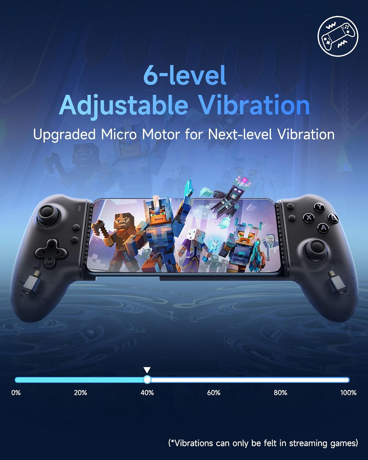 Thumbnail 6 de EasySMX M15 Bluetooth Mobile Game Controller for Android & iPhone with Hall Joysticks and Mechanical Triggers