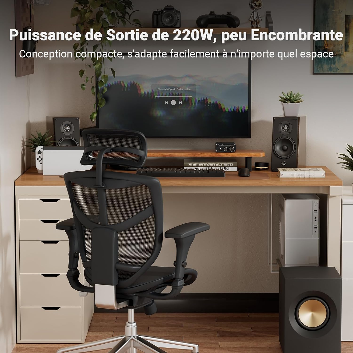 Detalle de Fosi Audio TP-02 amplificateur subwoofer 220W