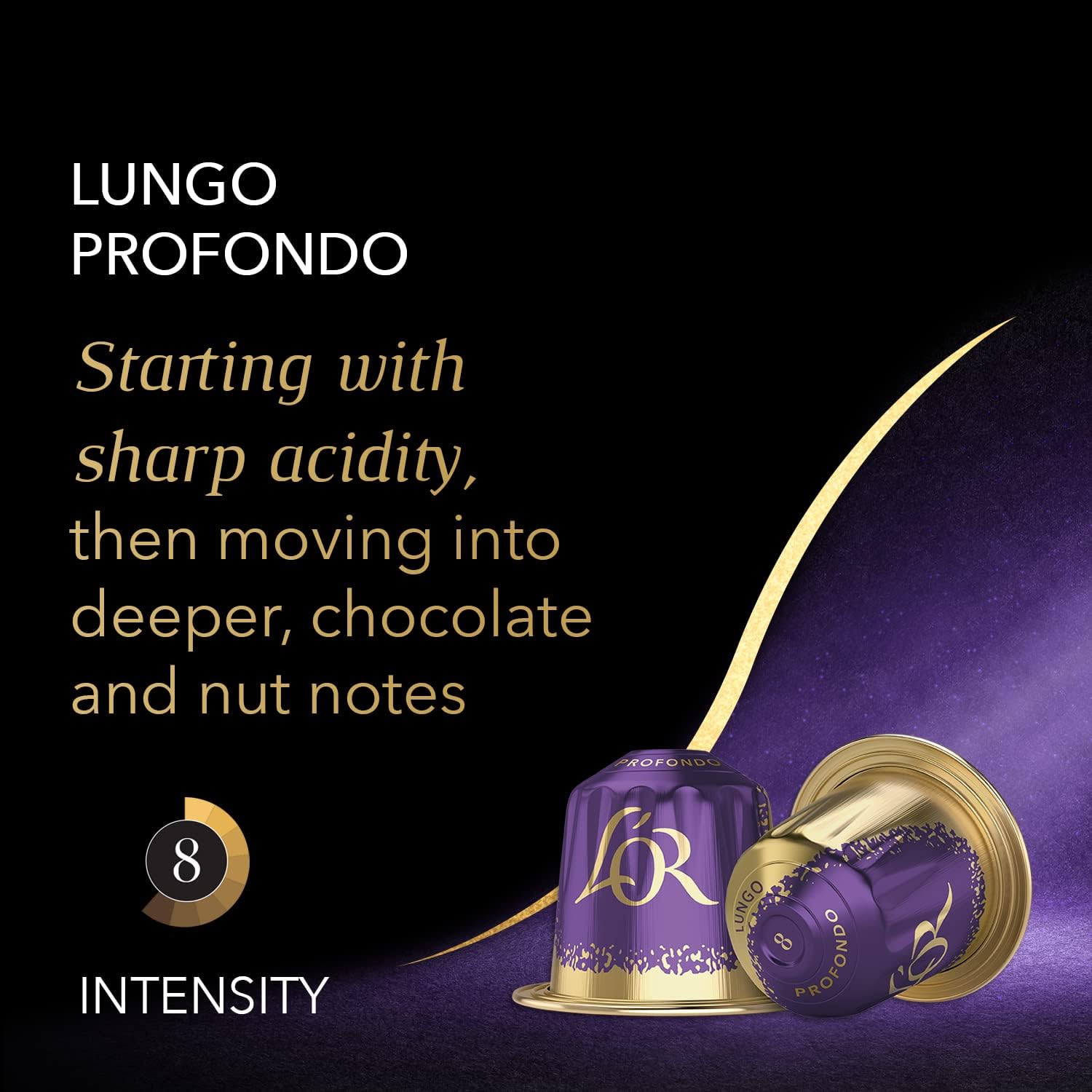 Thumbnail 4 de L'OR Espresso Lungo Profondo Coffee Pods x40 – Pack of 1