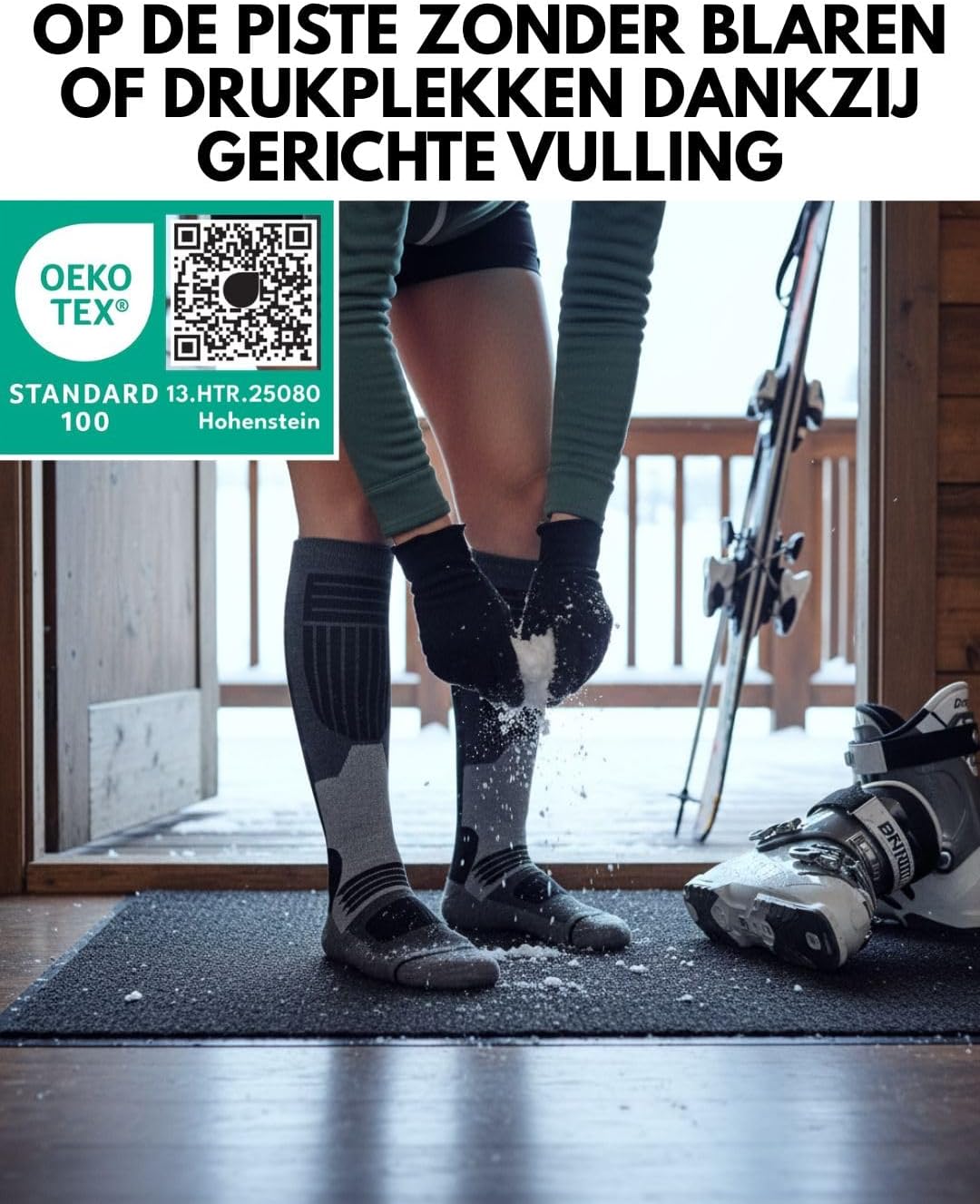 Thumbnail 4 de Merino skisokken voor dames, 2 paar