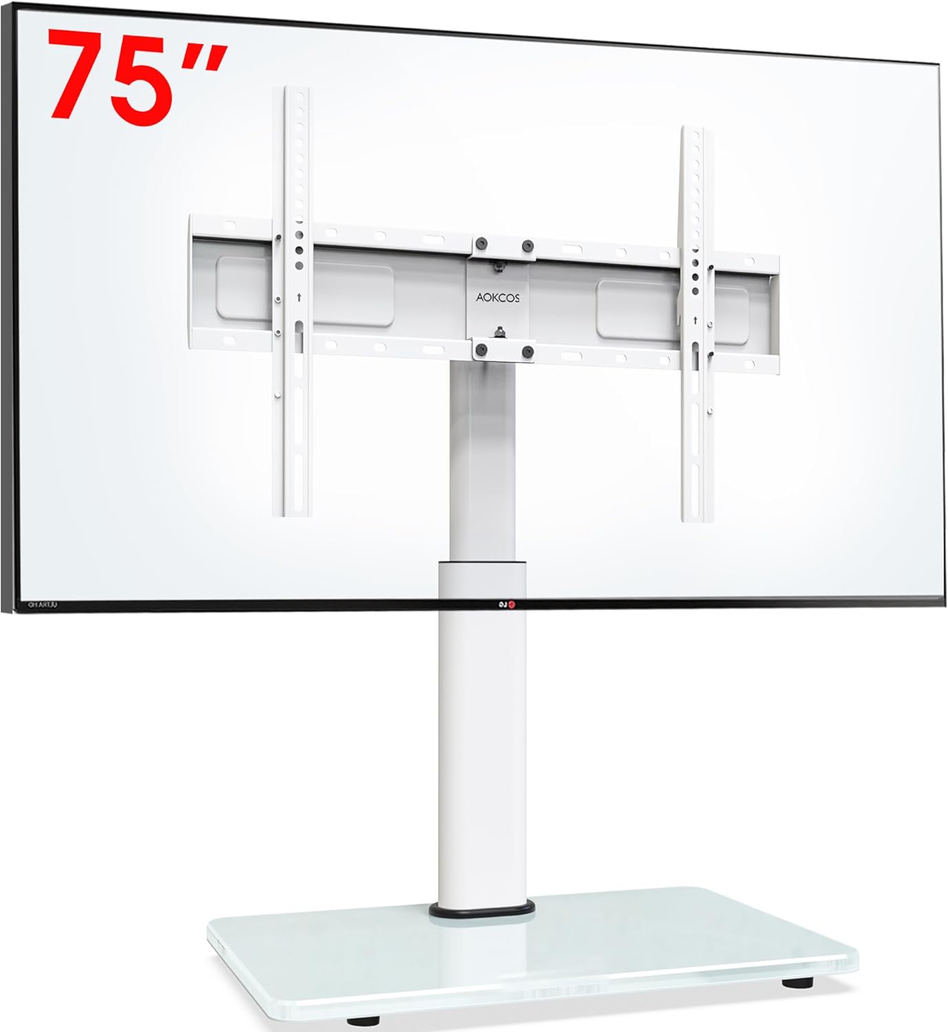 Thumbnail 6 de AOKCOS TV Standfuss: Höheneinstellung 900 mm, neigbar & schwenkbar für 32–75 Zoll Fernseher