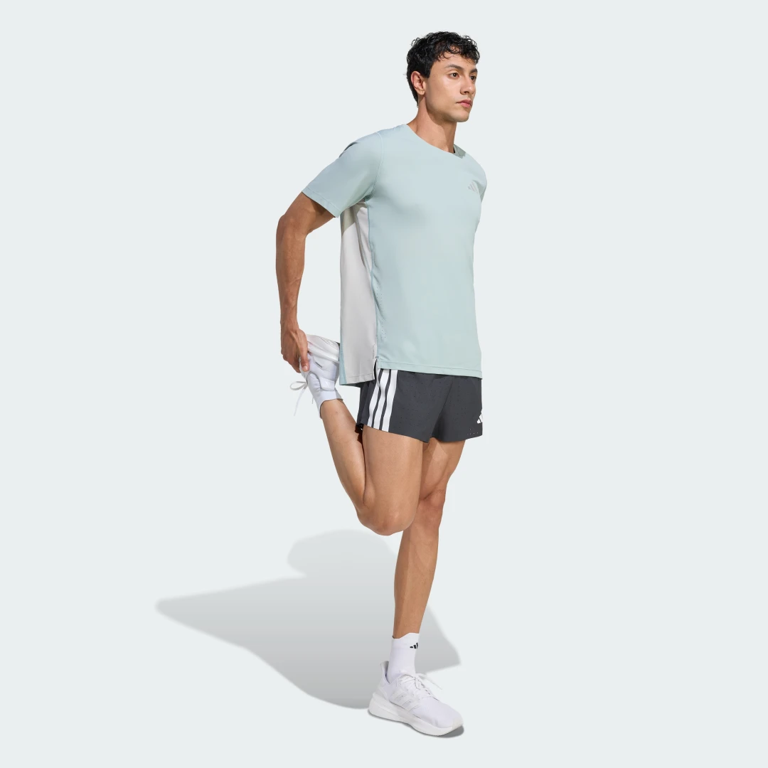 Detalle de Camiseta de running adi365Breeze de Adidas, verde