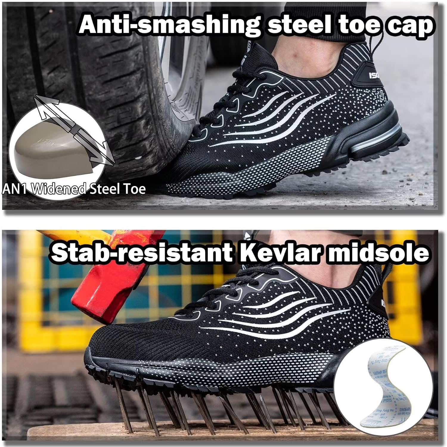 Thumbnail 1 de Scarpe antinfortunistiche punta acciaio per uomo e donna