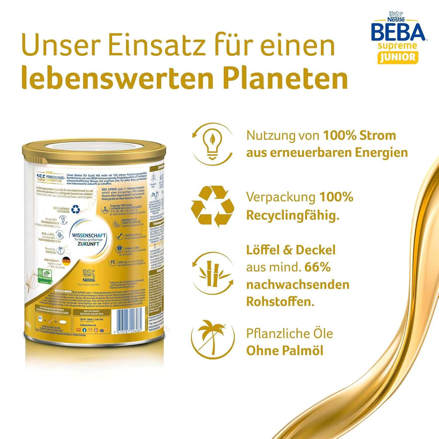 Thumbnail 6 de BEBA SUPREME JUNIOR 1 Plus – Kleinkindnahrung ab dem 1. Geburtstag, 6 x 800 g