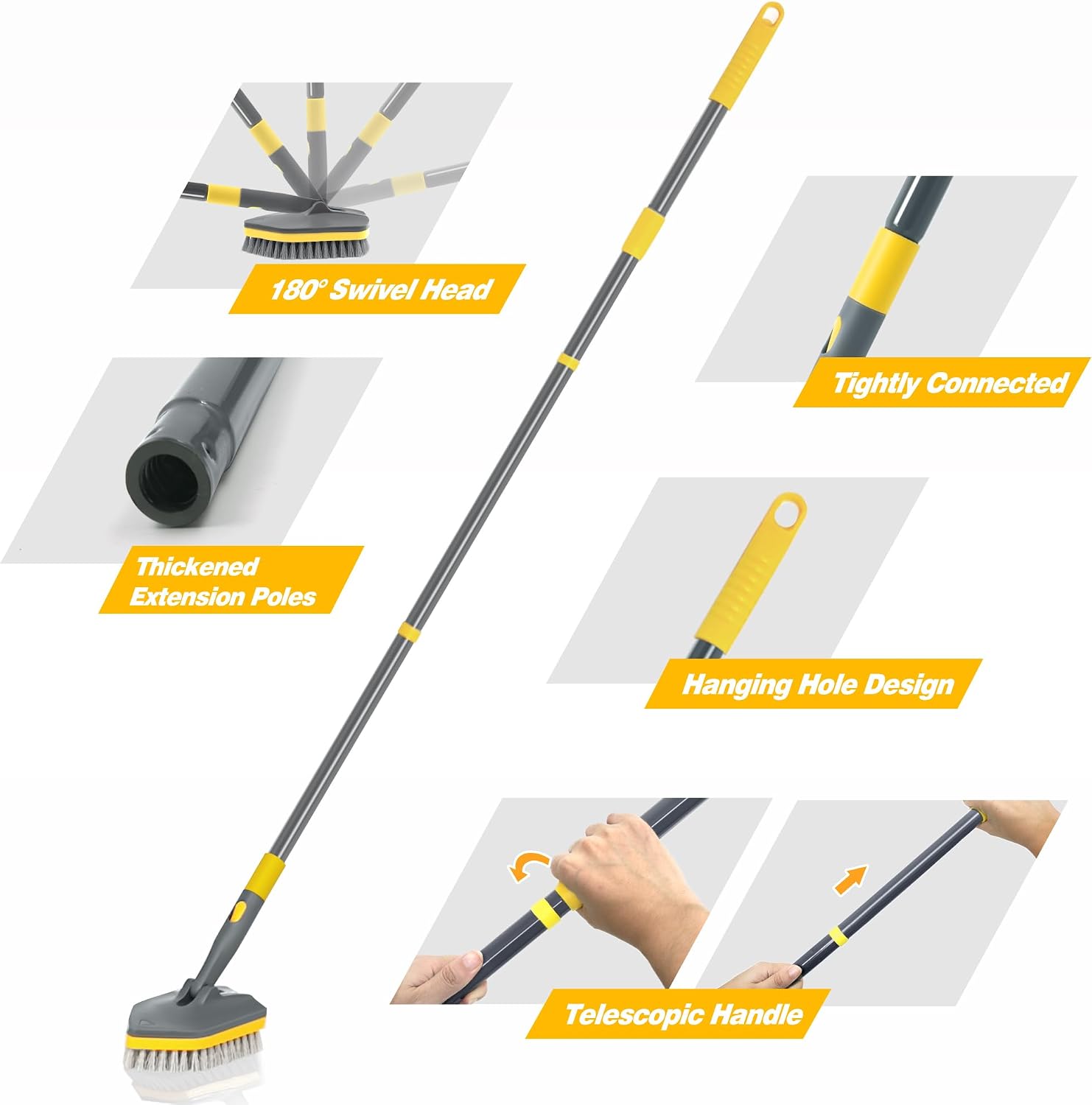 Thumbnail 4 de DALIPER Shower Scrubber 142 cm
