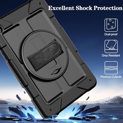 Detalle de SINSO Galaxy Tab A9 Plus Case 11 Inch 2023 (SM-X210/X216/X218N) – Shockproof with 360° Stand