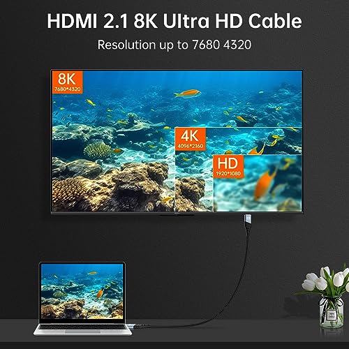 Thumbnail 1 de TEFLOTY 8K HDMI 2.1 3M para gaming y TV