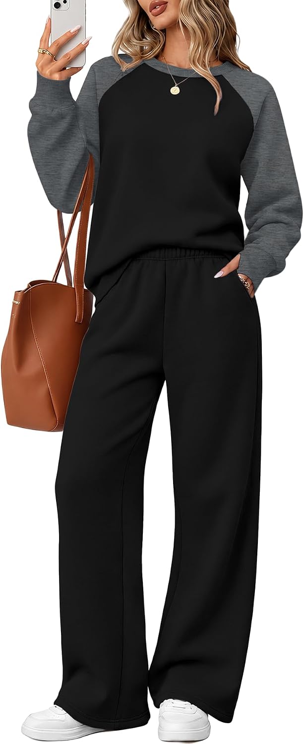 Detalle de OFEEFAN Women's Lounge Set Polyester-Cotton Blend