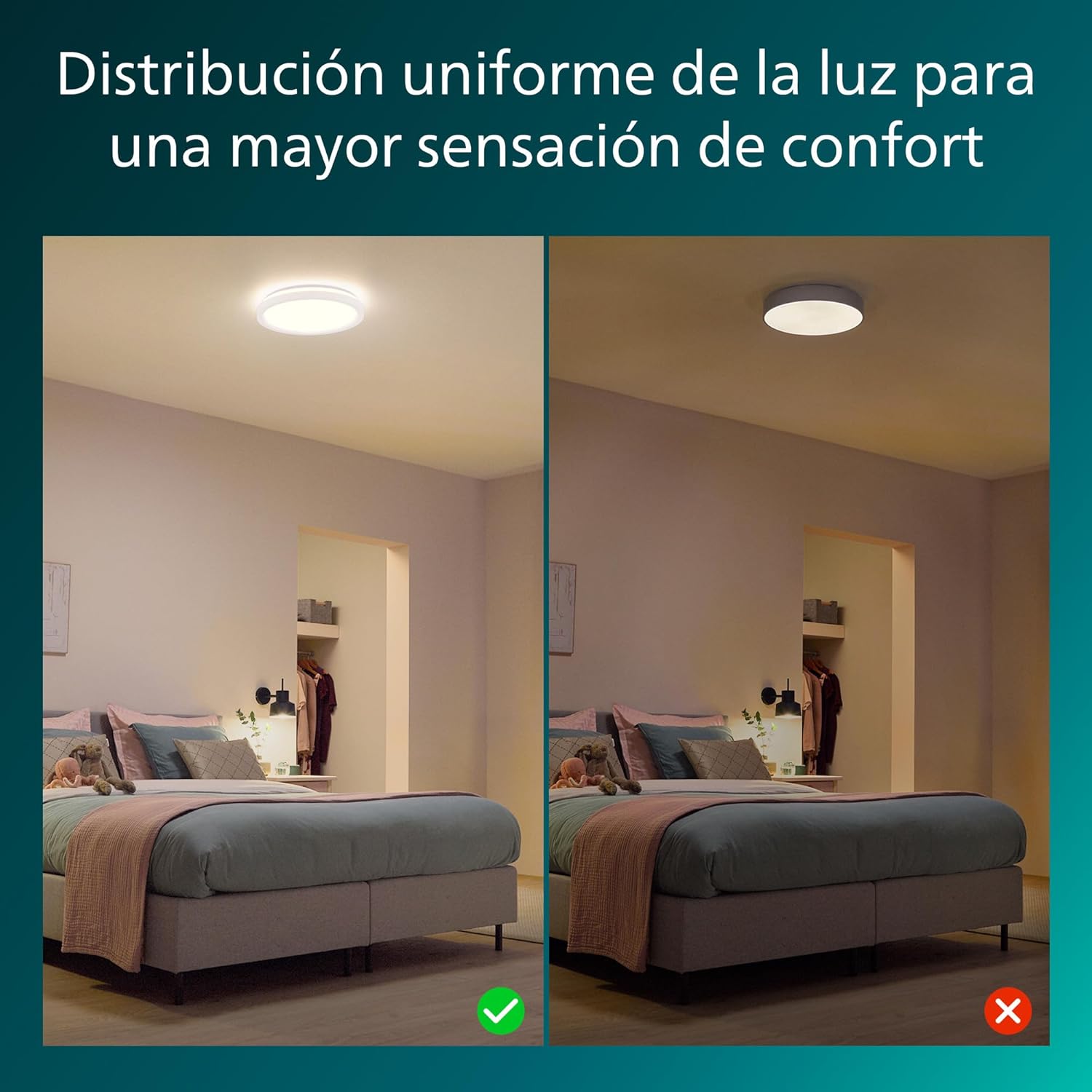 Thumbnail 7 de Philips LED Plafonnier 30 cm, Télécommandé, Design Moderne