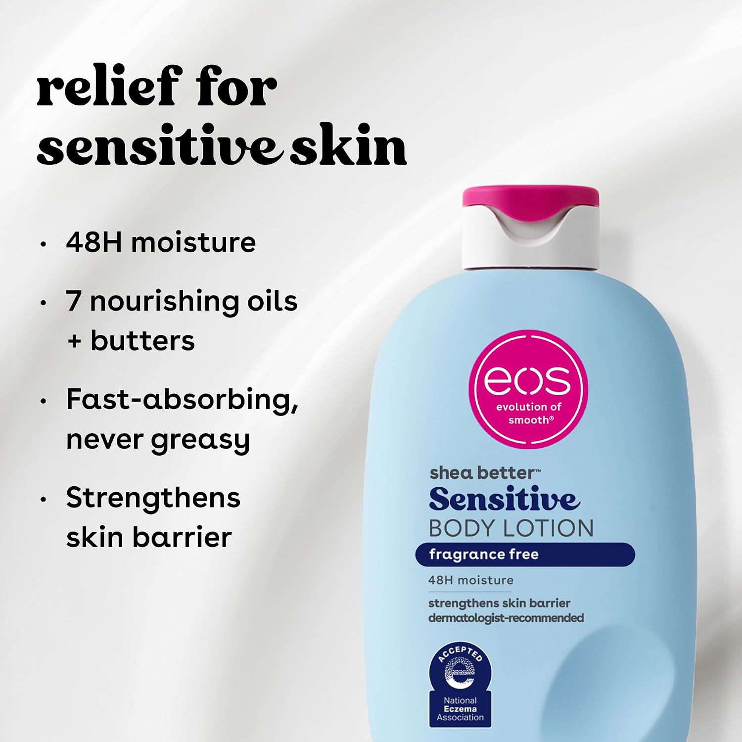 Thumbnail 3 de EOS Shea Better Sensitive Skin Body Lotion – Fragrance-Free, 16 fl oz
