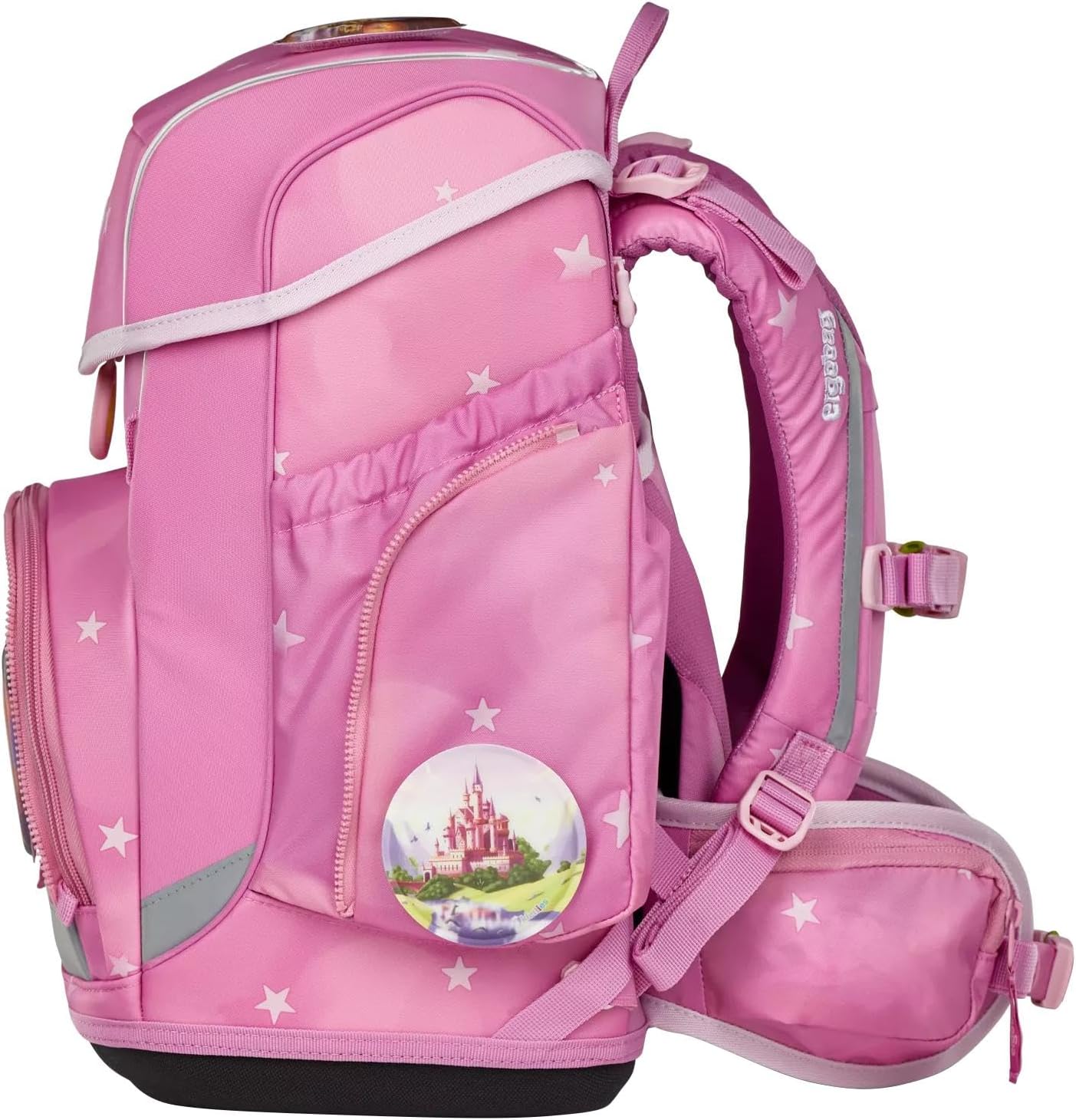 Thumbnail 2 de ergobag Schulranzen-Set WolkenzauBär Pink – ergonomisch, gut organisiert und individuell gestaltbar