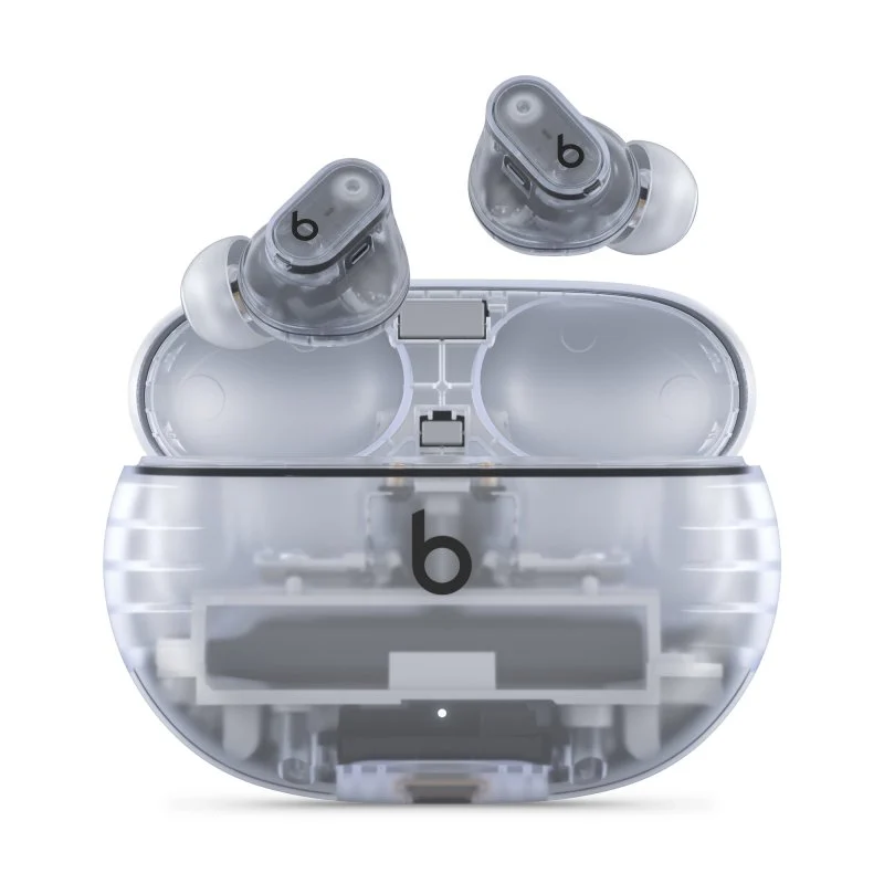 Detalle de Beats Studio Buds+ Inalámbricos: cancelación de ruido activa y Dolby Atmos para un sonido envolvente