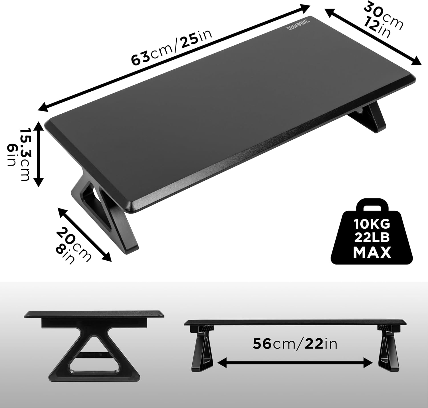 Thumbnail 2 de Duronic DM06-1 BK supporto monitor 15 cm