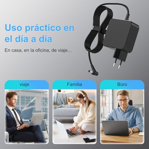 Thumbnail 6 de Shefor Cargador 65W 20V 3.25A para portátiles Lenovo con conector 4.0x1.7mm