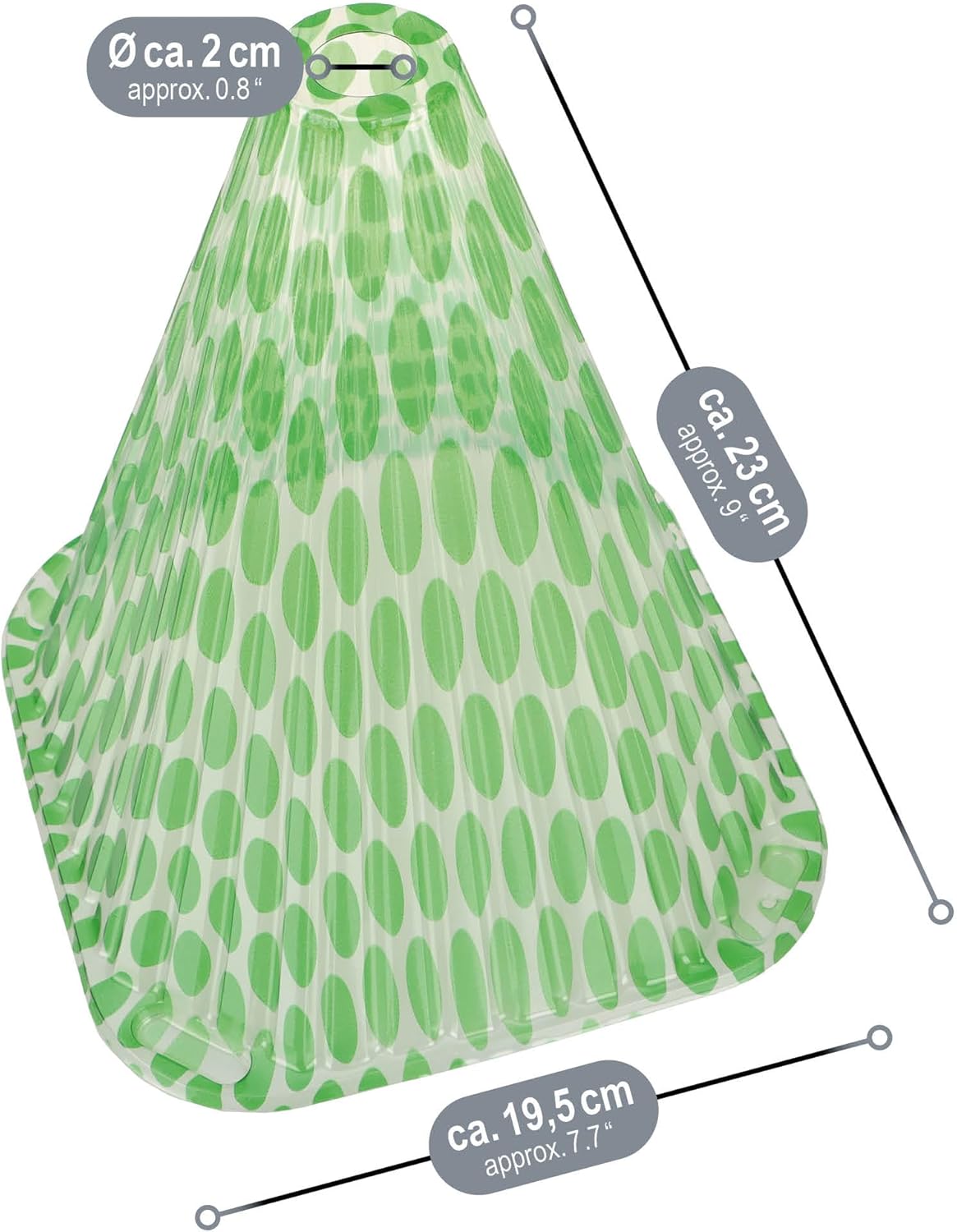 Thumbnail 5 de com-four® 24x Sonnenhut für Pflanzen – Pflanzenschutzhauben als Wachstumshilfe (23 cm hoch)