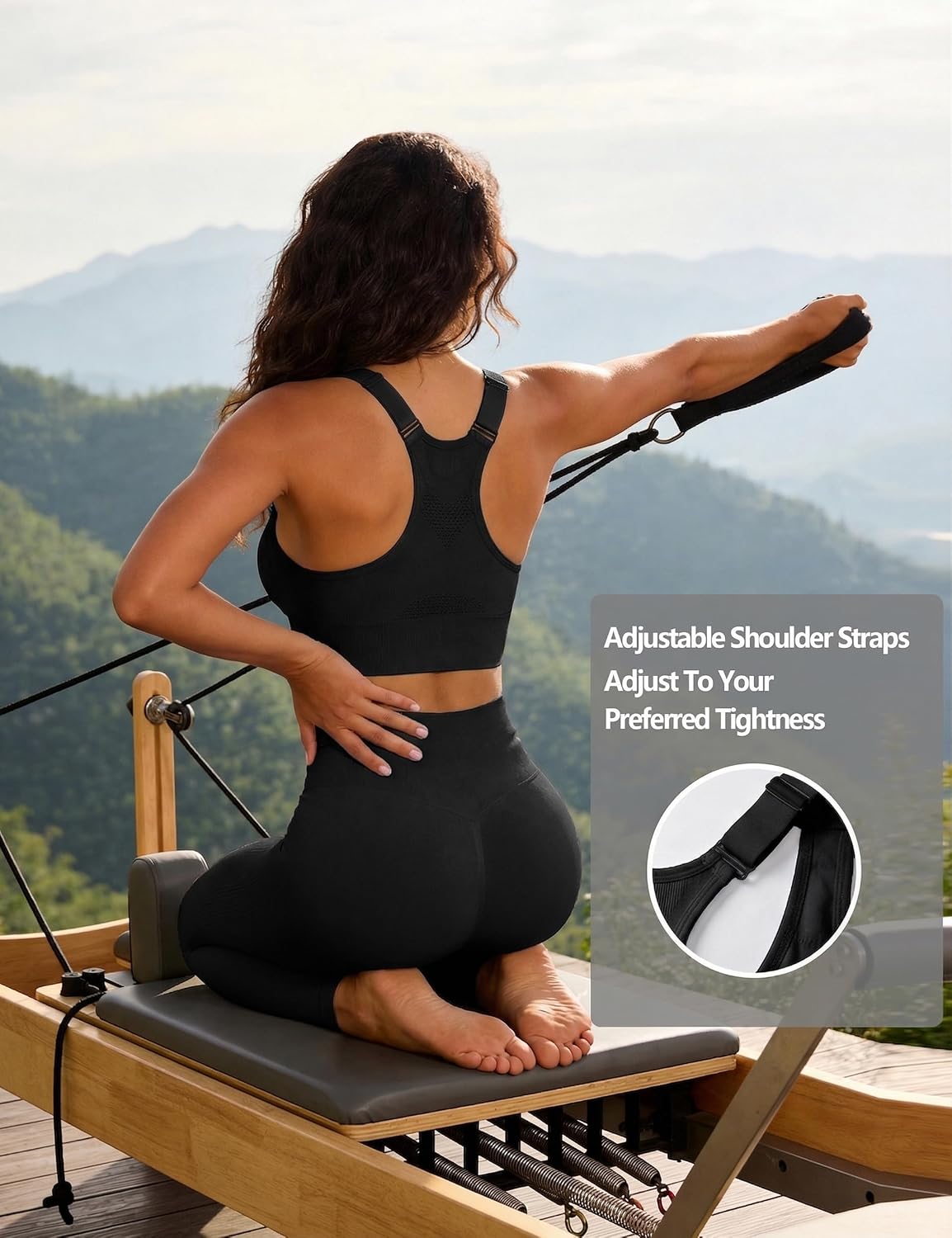 Thumbnail 2 de Litherday Reggiseno Sportivo Donna Alto Impatto Senza Ferretti con Coppe Estraibili e Schiena a Vogatore – Taglie S-XXL