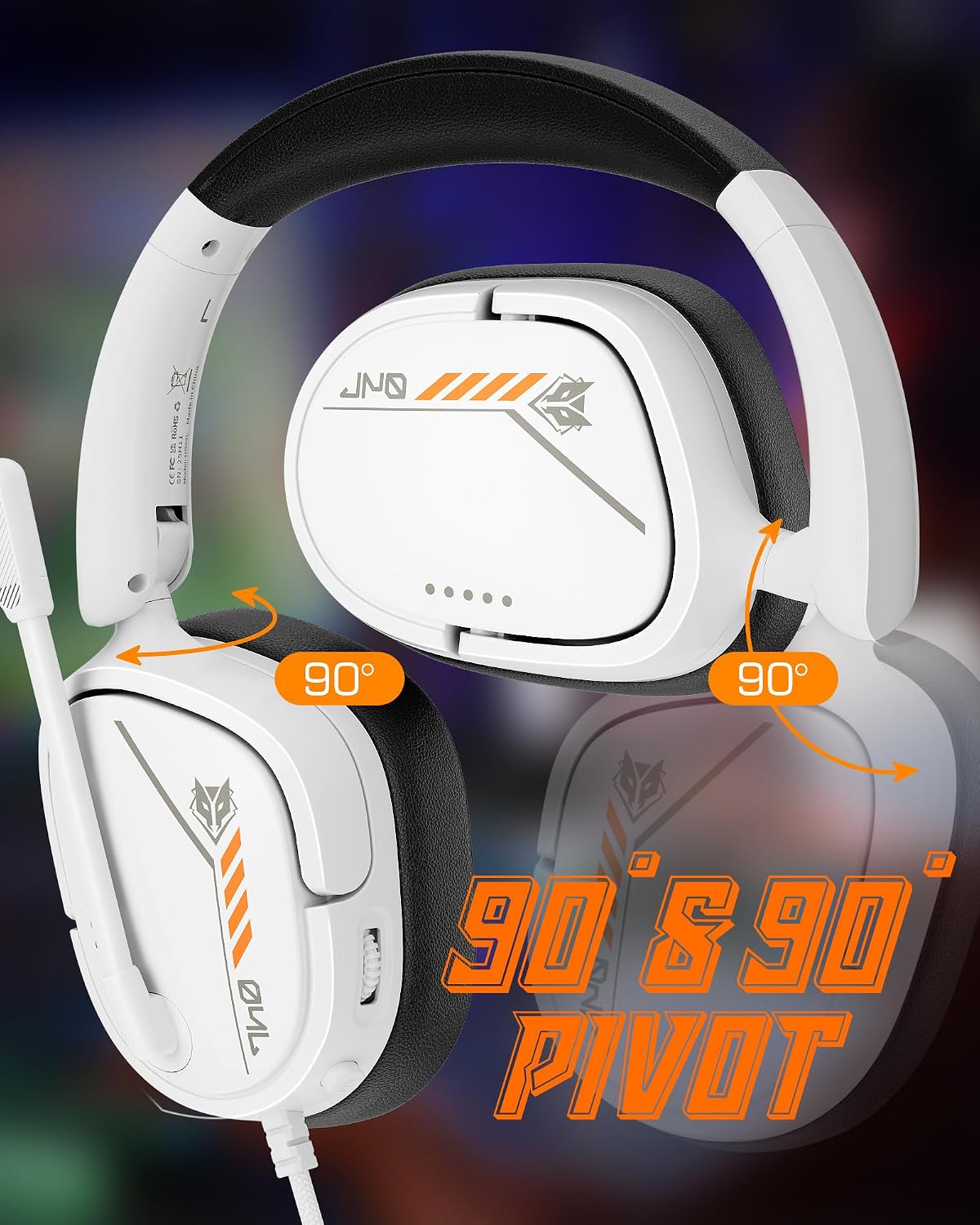 Thumbnail 6 de NUBWO Casque de jeu PS5 avec micro jack 3,5 mm