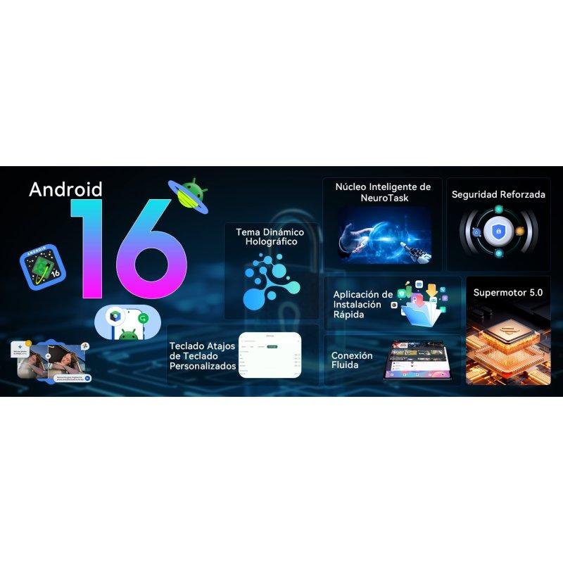 Detalle de ExcitPower T60, tablet de 12,2" con pantalla 2,5K de 90 Hz y 4G