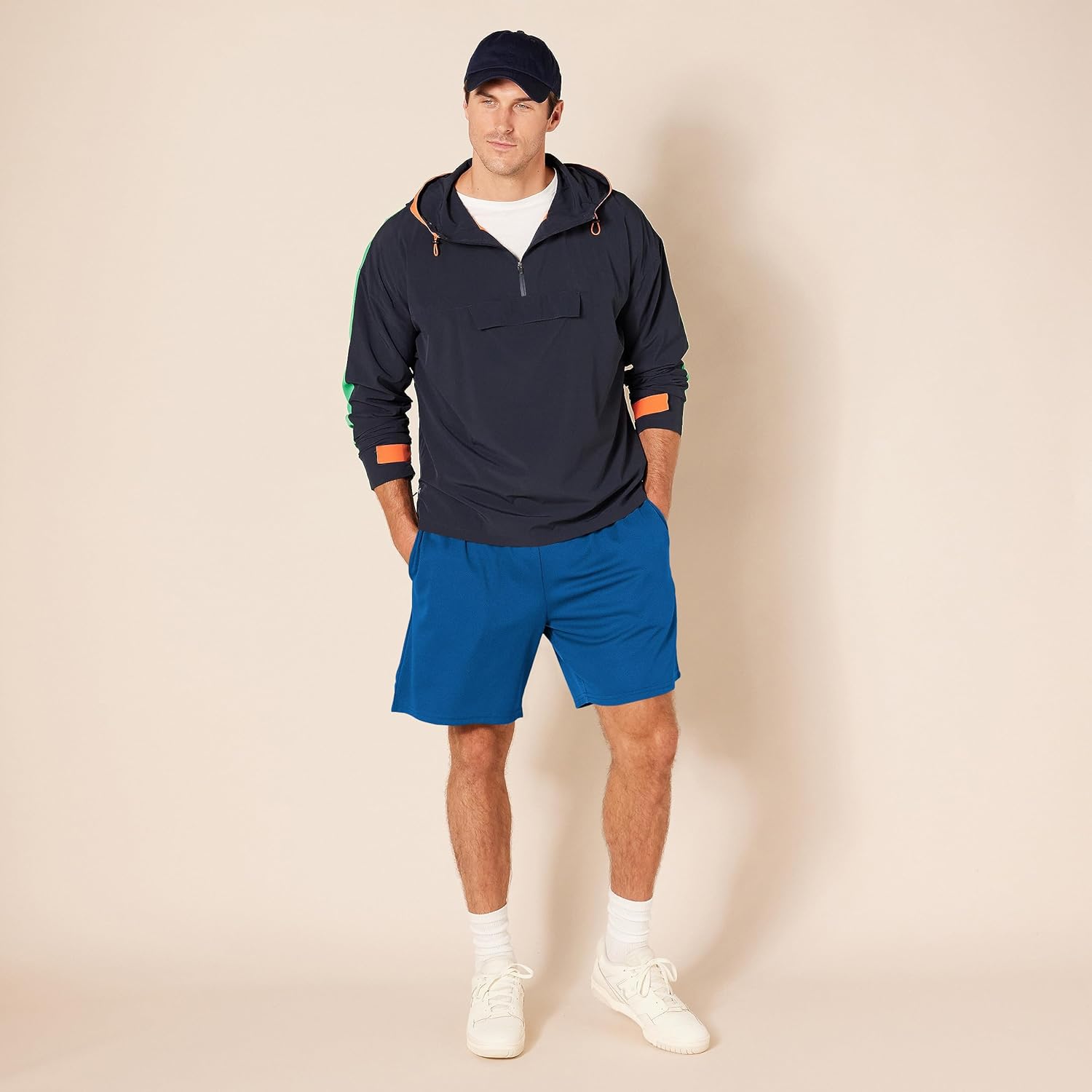 Thumbnail 6 de Amazon Essentials Herren Basketball-Performance-Trainingsshorts (Relaxed Fit), 20,3 cm Innennaht, 2er-Pack