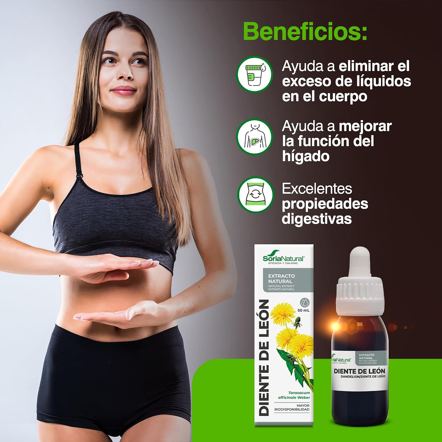 Thumbnail 3 de Soria Natural Extracto de Diente de León 50 ml