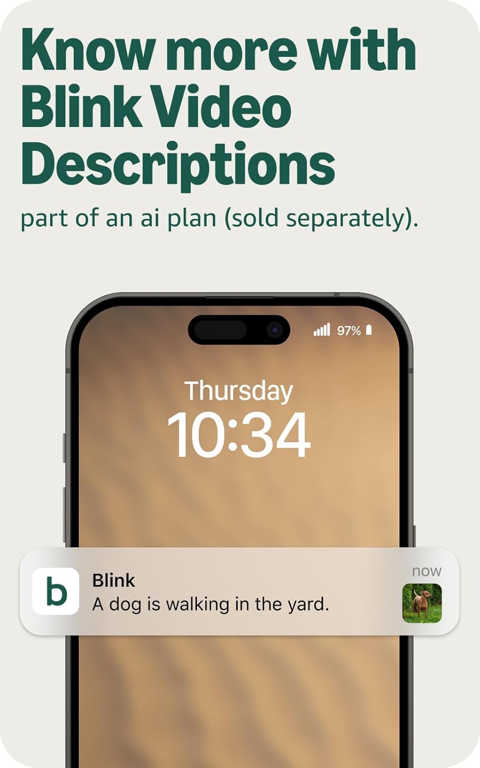 Detalle de Blink Outdoor 2K+ (Newest Model) Wireless Security Camera