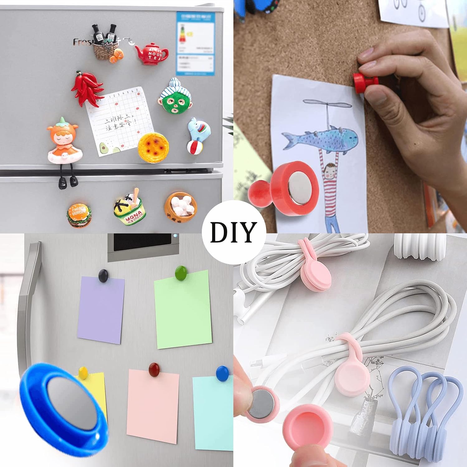 Detalle 1 de MIN CI 200 Stück 5x2mm Mini Magnete