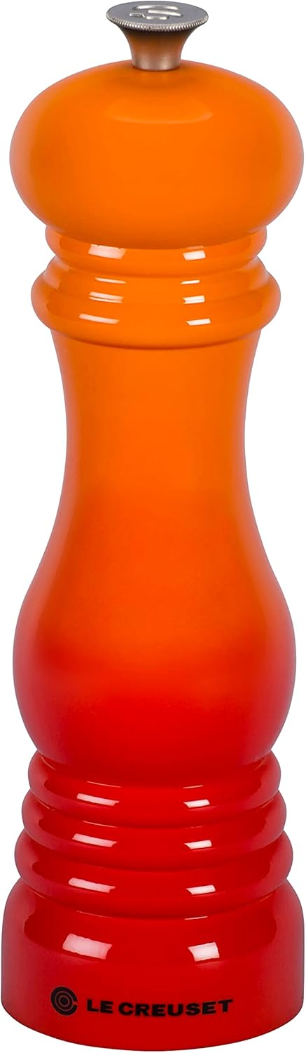 Detalle de Le Creuset Classic Adjustable Pepper Mill Grinder – 21 cm, Meringue