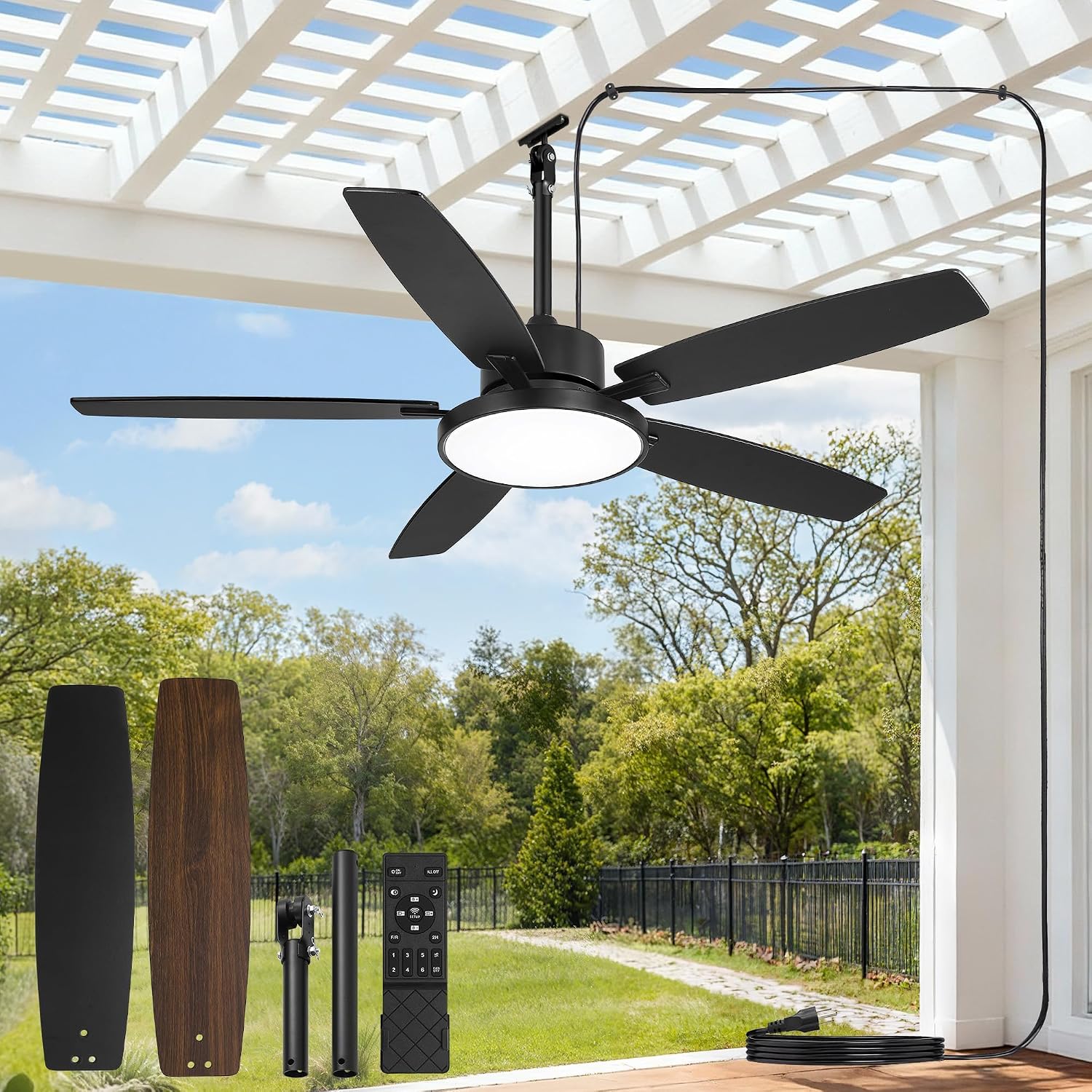 Detalle de Fanbulous outdoor ceiling fan 52-inch
