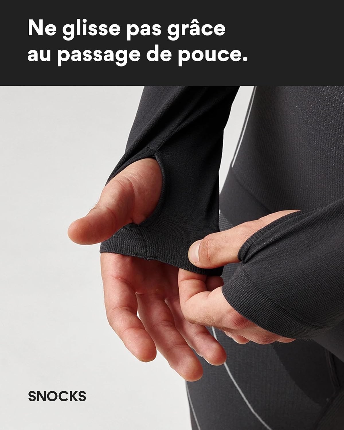 Thumbnail 5 de Snocks Ensemble thermique homme S-3XL pour ski