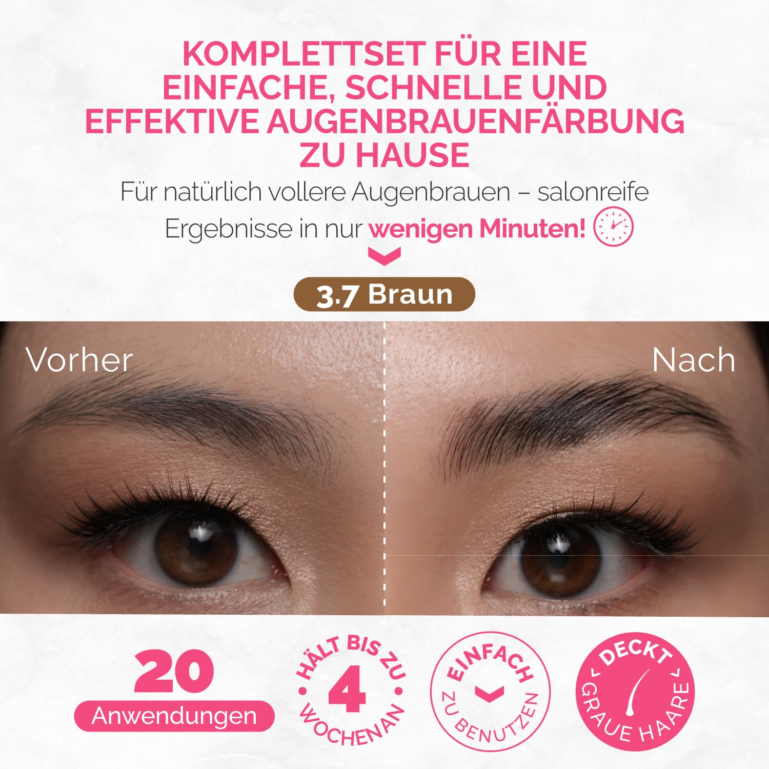 Detalle 2 de RB RENATA BEAUTY Augenbrauenfarbe 4 Wochen 💄