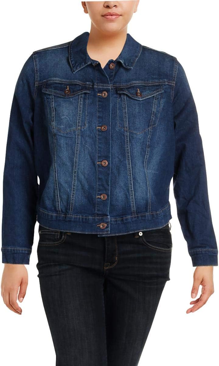 Detalle 2 de Jessica Simpson Pixie cropped jean jacket