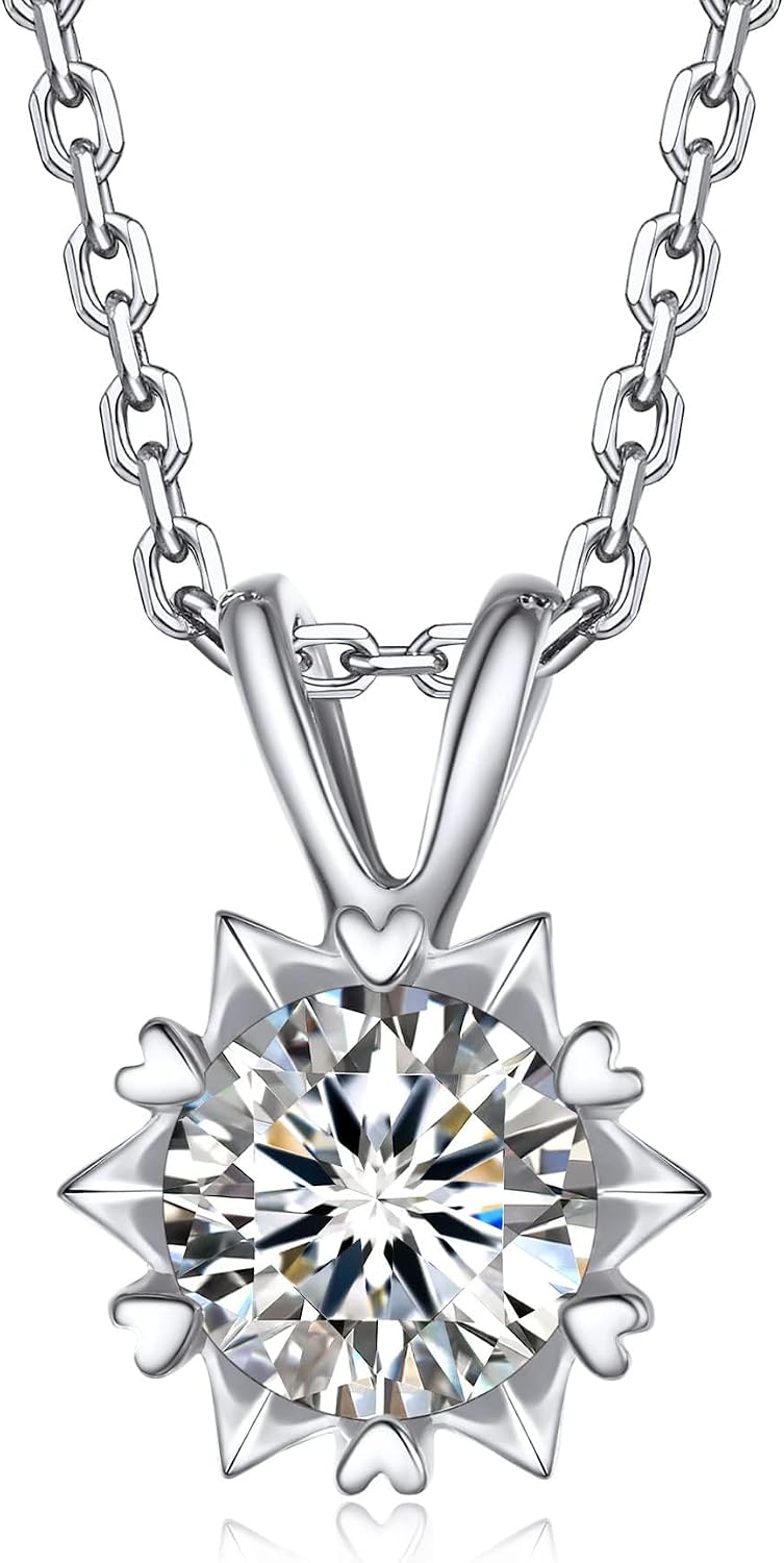 Detalle de MomentWish Moissanite Collar 1 quilate