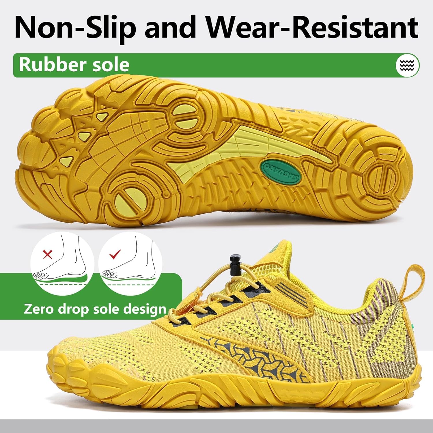 Thumbnail 4 de SAGUARO Barfußschuhe Unisex – minimalistische Fitness-, Trail- und Outdoor-Schuhe (Gr. 36–48)