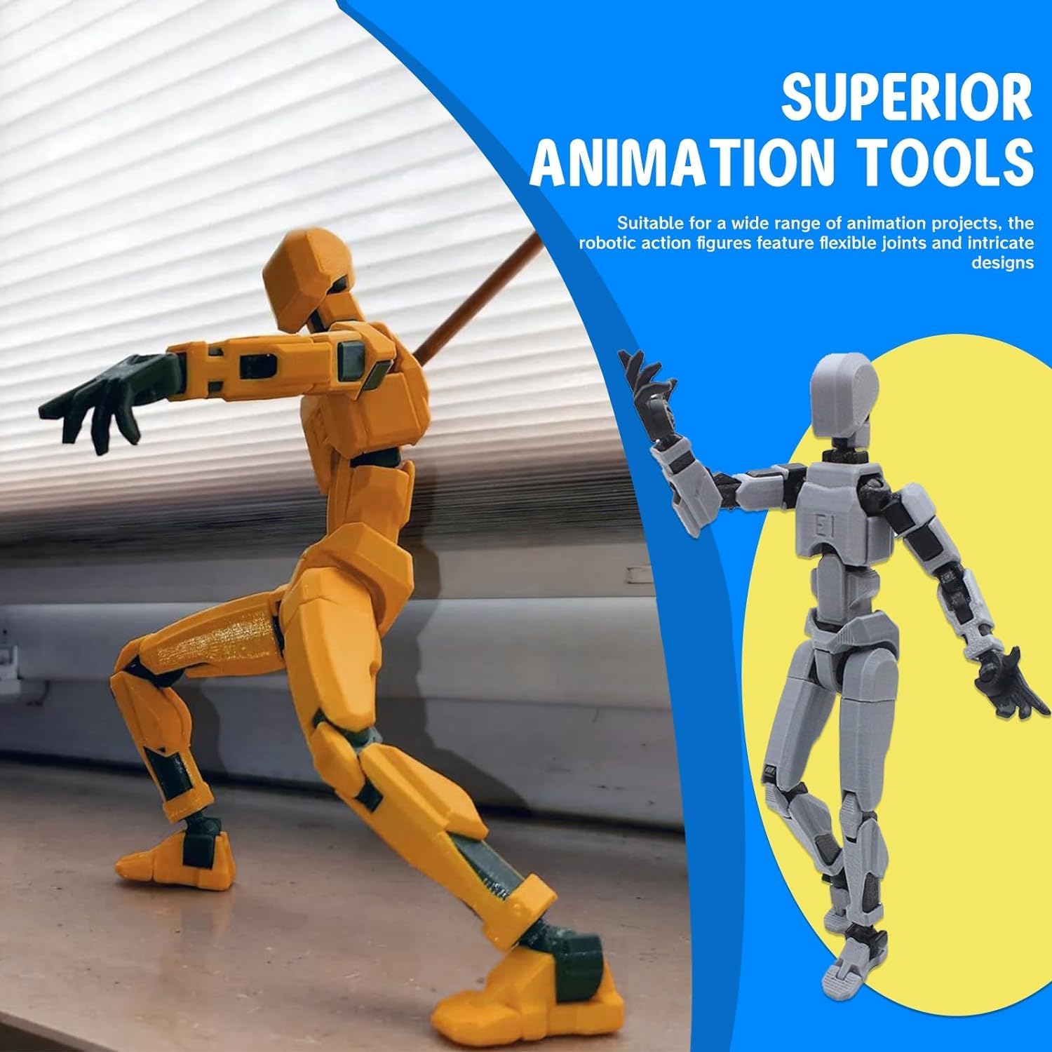 Thumbnail 6 de MerryXD T13 3D Action Figure — Fully Articulated Titan 13 with Multi-Joint Poseability
