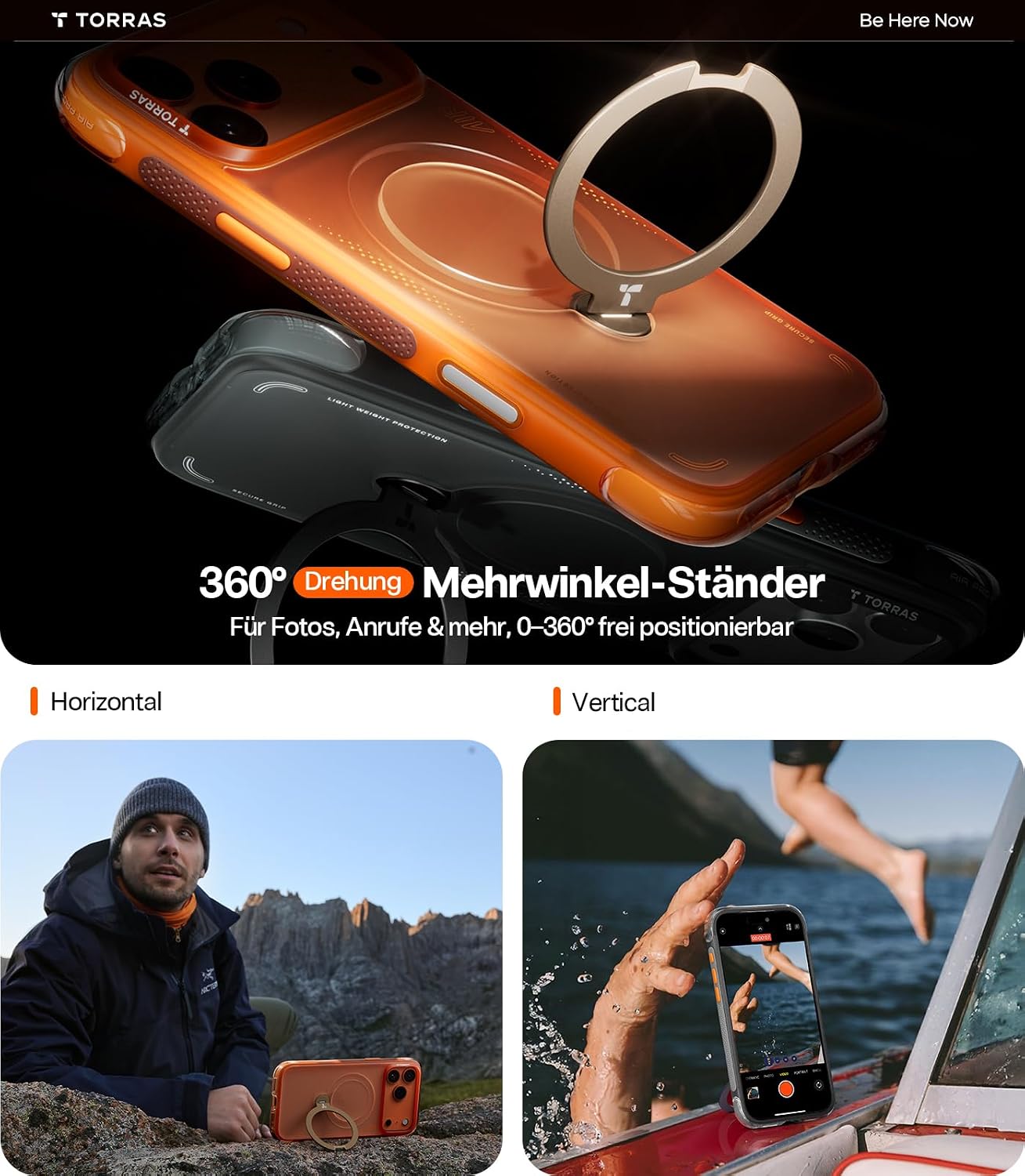 Detalle 2 de TORRAS Ostand Q3 Air Hülle 360° iPhone