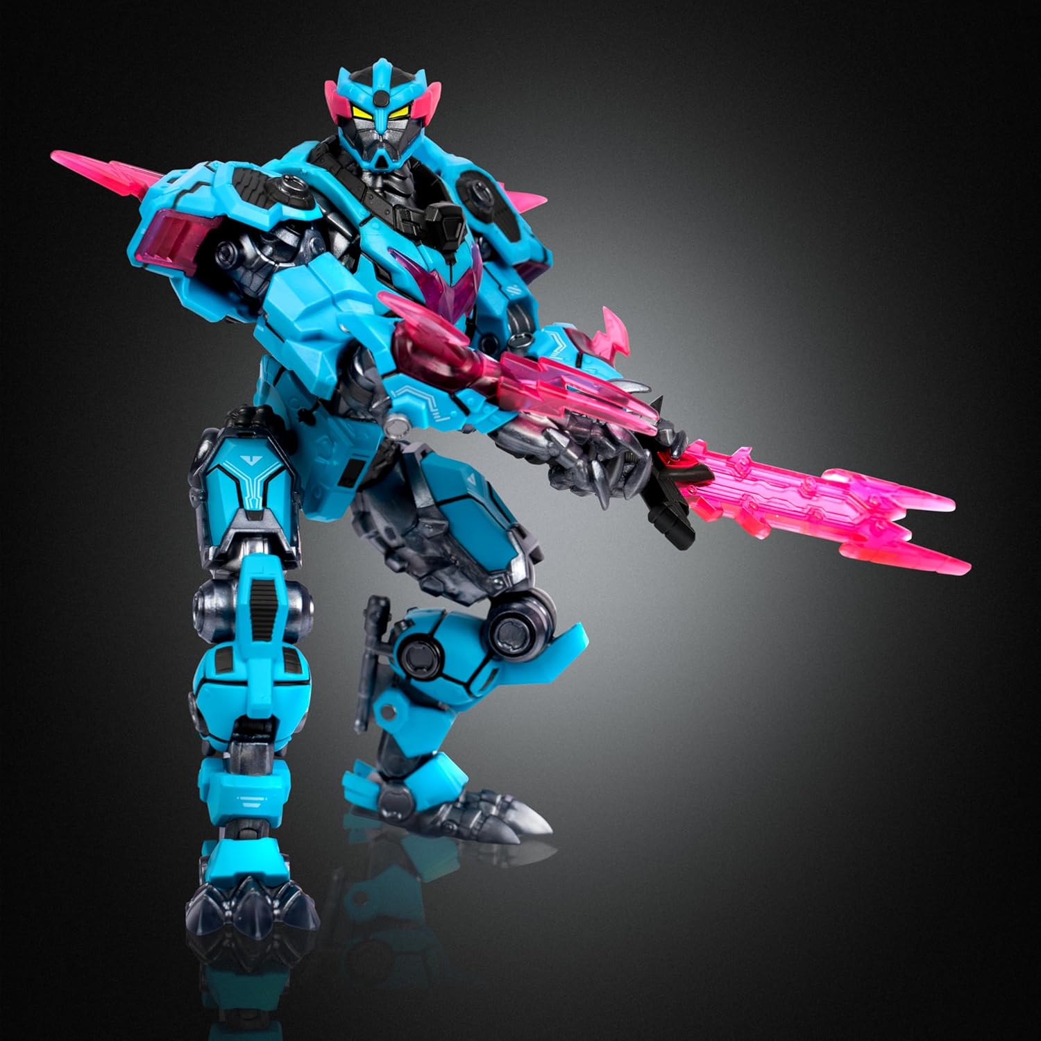 Detalle de MrBeast Lab Collection Platine – Panthère Titan de Combat 16,5 cm