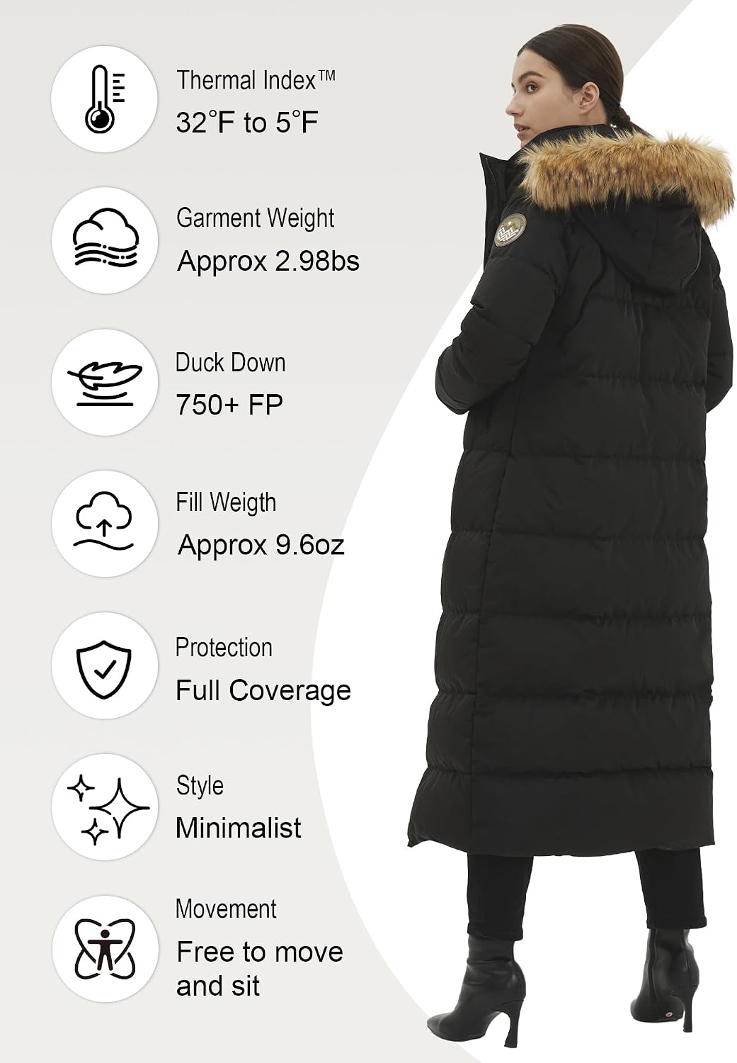 Thumbnail 5 de Fitouch Waukee Manteau Long 750+ duvet
