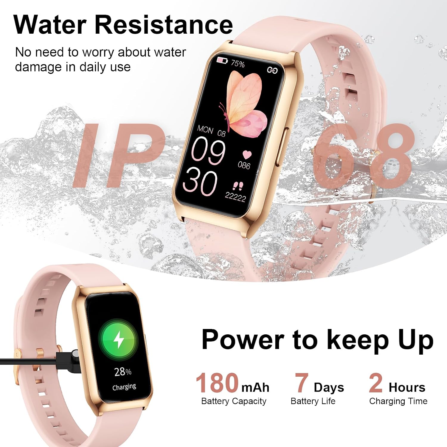 Detalle de Fitoncloud Smart Watch 7‑day battery