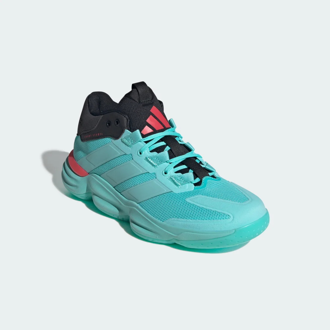 Thumbnail 1 de Zapatilla Court Stabil Indoor de Adidas — juego en pista cubierta con estilo turquesa