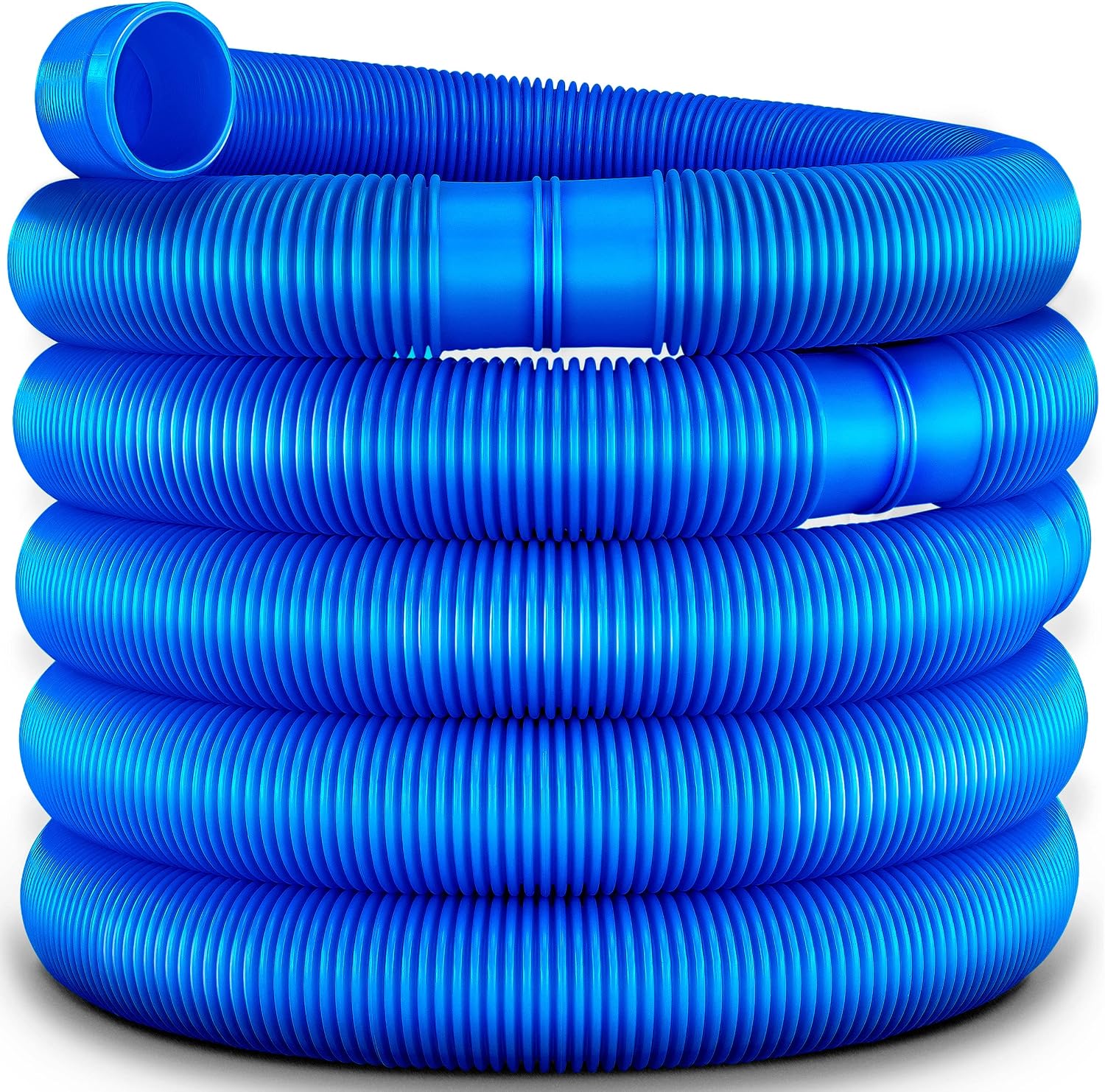 Detalle de tillvex zwembadslang 6 m, Ø 32 mm, blauw, met geïntegreerde moffen